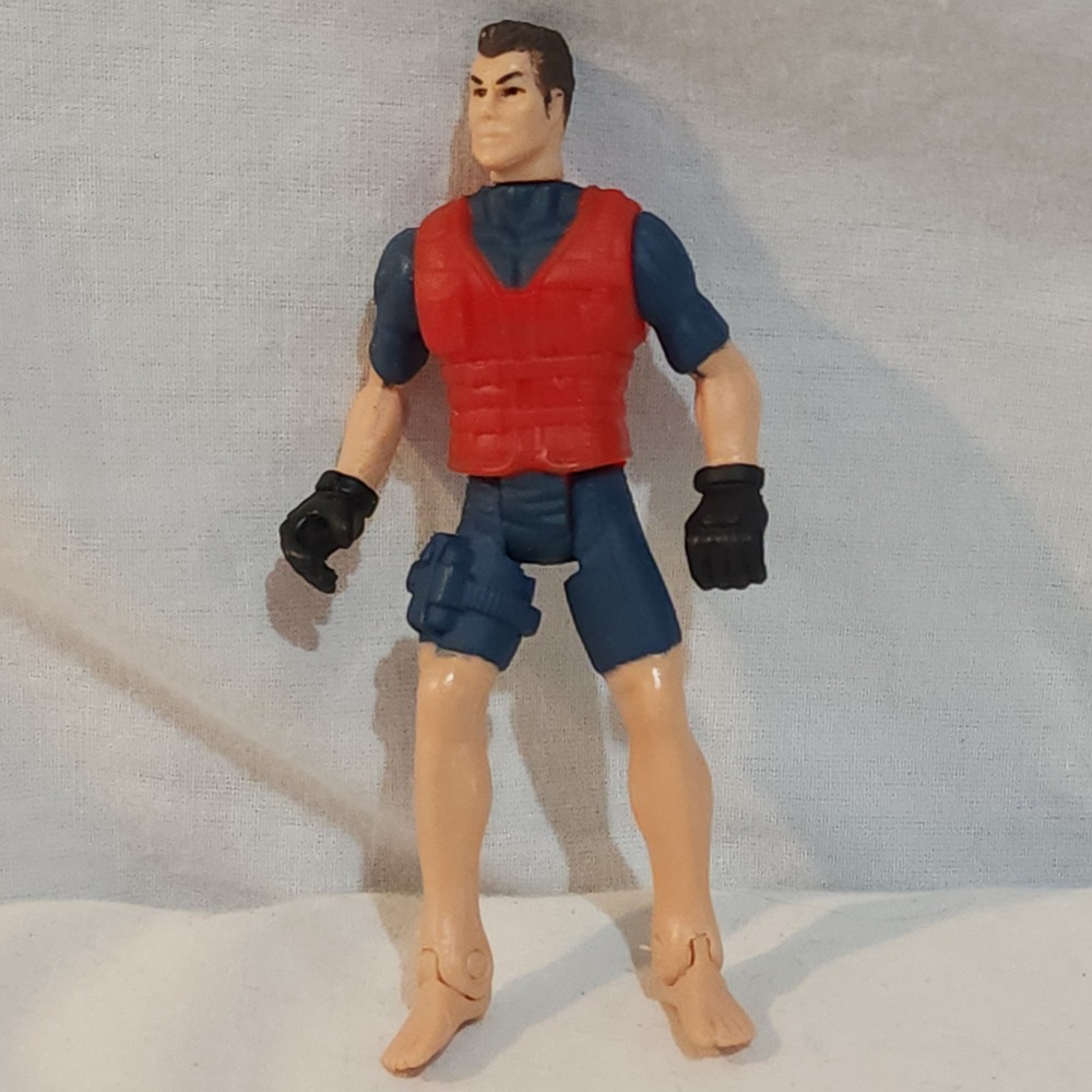 Chap Mei Animal Planet Male Scuba Diver Action Figure 3.75"  Red Life Jacket TV